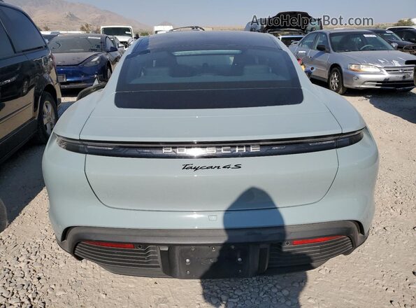 WP0AB2Y16SSA40536 2025 PORSCHE TAYCAN Бирюзовый Вид сзади
