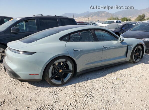 WP0AB2Y16SSA40536 2025 PORSCHE TAYCAN Бирюзовый Задняя правая четверть