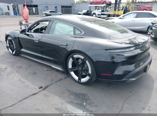 WP0AC2Y10SSA55465 2025 PORSCHE TAYCAN Black Задня ліва чверть