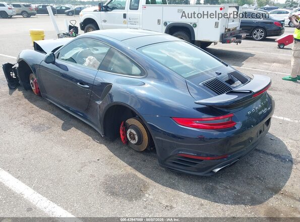 WP0AD2A90JS156756 2018 PORSCHE 911 Dark Blue Հետևի ձախ