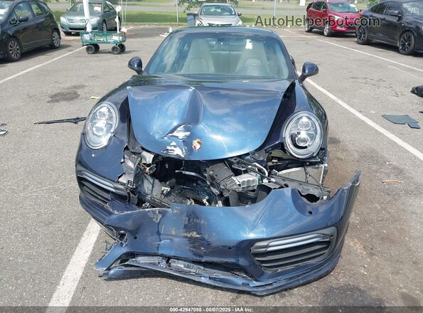 WP0AD2A90JS156756 2018 PORSCHE 911 Dark Blue Դիմացի տեսք
