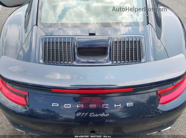 WP0AD2A90JS156756 2018 PORSCHE 911 Dark Blue Հետևի տեսք