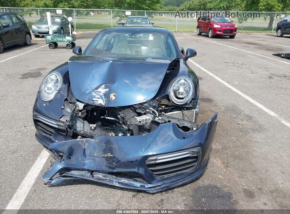 WP0AD2A90JS156756 2018 PORSCHE 911 Dark Blue Սալոնի հետևի տեսք