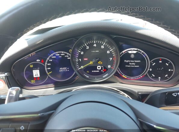 WP0AE2A77ML127183 2021 PORSCHE PANAMERA Dark Blue Rear seats view