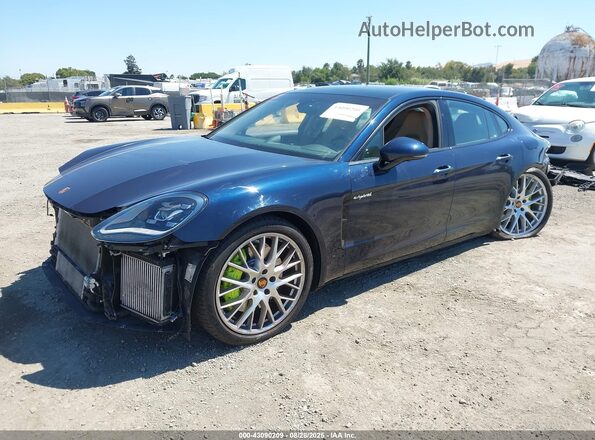 WP0AE2A77ML127183 2021 PORSCHE PANAMERA Dark Blue Front left