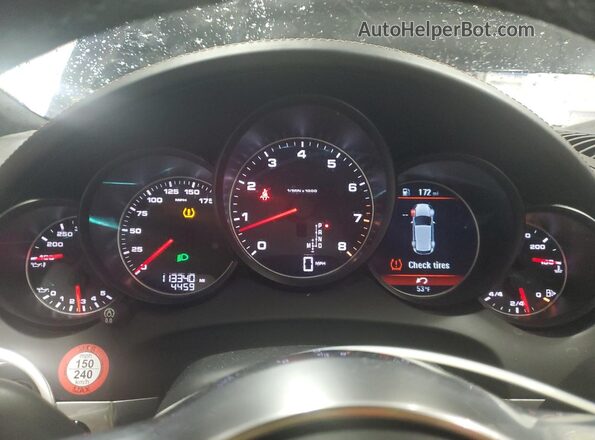 WP1AA2A27HKA86824 2017 PORSCHE CAYENNE Black ხელსაწყოთა პანელის ხედი