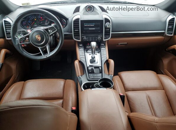 WP1AA2A27HKA86824 2017 PORSCHE CAYENNE Black წინა პანელის ხედი