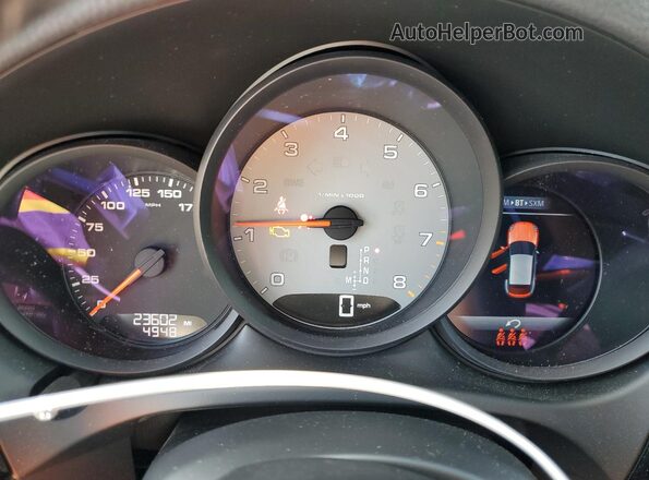 WP1AB2A57MLB37220 2021 PORSCHE MACAN White Widok zestawu wskaźników