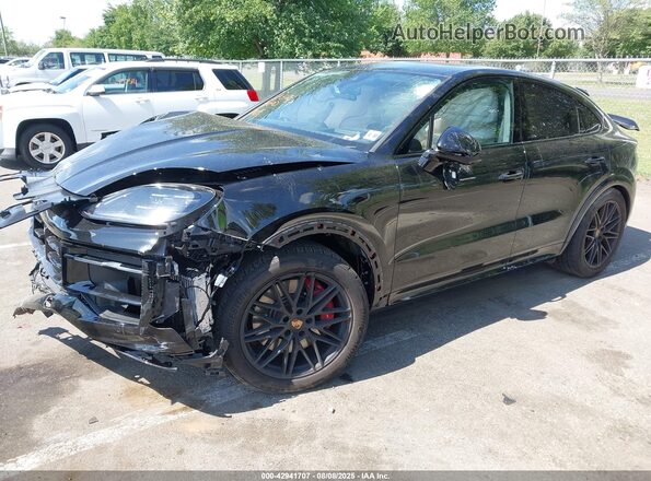 WP1BG2AY6SDA45023 2025 PORSCHE CAYENNE Black წინა მარცხენა ხედი სამი მეოთხედიდან