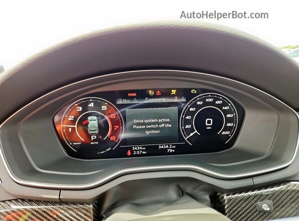 WUAAWCF50SA901070 2025 AUDI RS5 Gray Սարքավորումների վահանակի տեսք