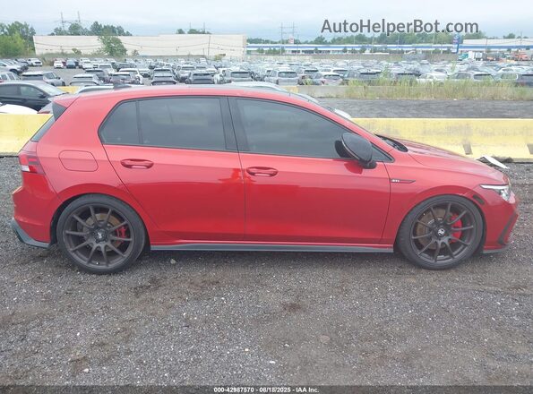 WVW3A7CD7PW203427 2023 VOLKSWAGEN GOLF Red Widok wnętrza z tyłu