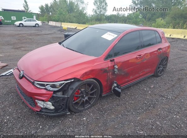WVW3A7CD7PW203427 2023 VOLKSWAGEN GOLF Red Przód lewy