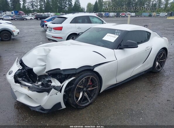 WZ1DB0C06MW035959 2021 TOYOTA GR SUPRA White წინა მარცხენა ხედი სამი მეოთხედიდან