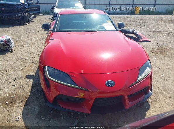 WZ1DB4C03LW025606 2020 TOYOTA GR SUPRA Красный Вид задней части салона