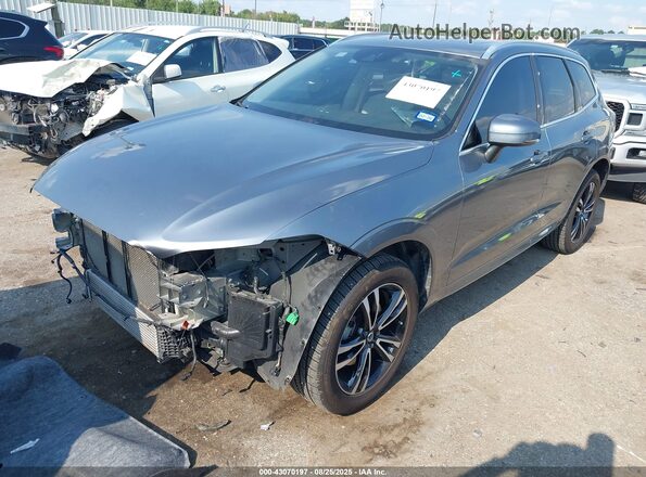 YV4102RK0M1868811 2021 VOLVO XC60 Серый Передняя левая четверть