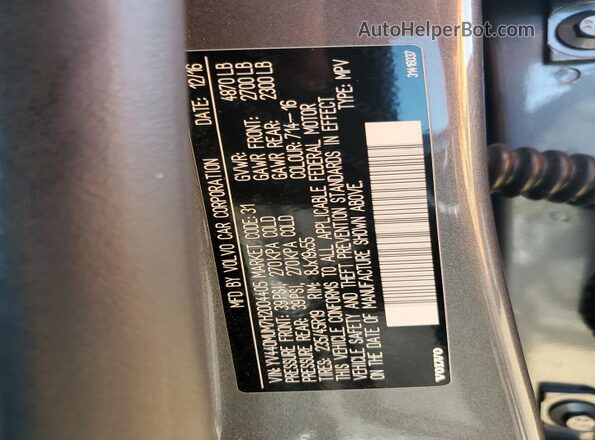 YV440MUM7H2004405 2017 VOLVO S60 Silver 
