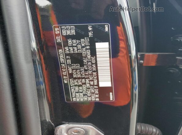 YV4A22PK3L1575075 2020 VOLVO XC90 Black 