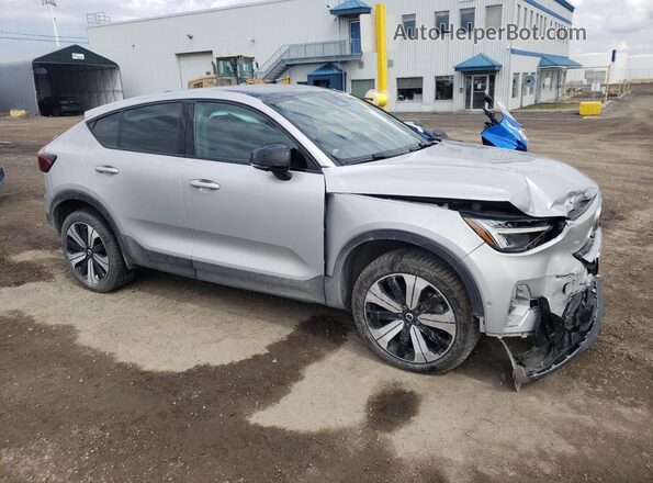 YV4ED3GL1P2061543 2023 VOLVO C40 Silver წინა მარჯვენა