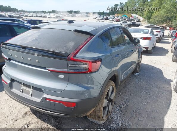 YV4ED3GM7P2026496 2023 VOLVO C40 Серый Задняя правая четверть