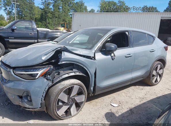 YV4ED3GM7P2026496 2023 VOLVO C40 Серый Вид задней части салона