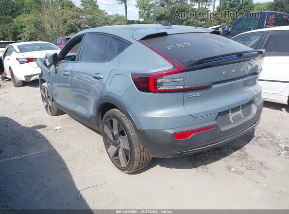 YV4ED3GM7P2026496 2023 VOLVO C40 Серый Задняя левая четверть