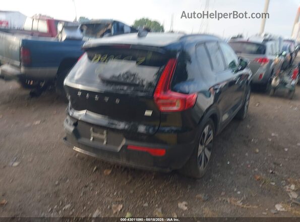 YV4ED3UL4P2090667 2023 VOLVO XC40 RECHARGE PURE ELECTRIC Black Tył prawy