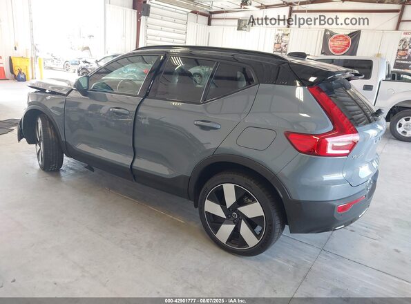 YV4ED3UMXP2087183 2023 VOLVO XC40 RECHARGE PURE ELECTRIC Gray Задня ліва чверть