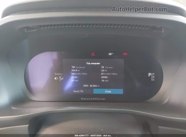 YV4ED3UMXP2087183 2023 VOLVO XC40 RECHARGE PURE ELECTRIC Gray Вид задніх сидінь