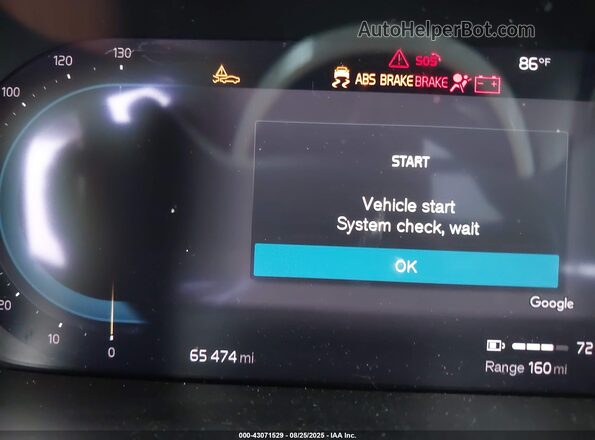 YV4ED3UR1M2528951 2021 VOLVO XC40 RECHARGE PURE ELECTRIC Dark Blue 