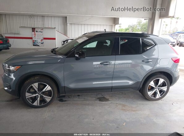YV4ED3UR1M2528951 2021 VOLVO XC40 RECHARGE PURE ELECTRIC Dark Blue 360 interior view