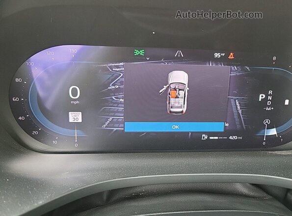 YV4L12RK0R1929300 2024 VOLVO XC60  წინა სალონის ხედი