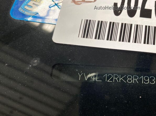 YV4L12RK8R1930470 2024 VOLVO XC60  Vista de la etiqueta del VIN