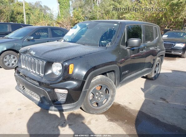 ZACNJCABXMPM29776 2021 JEEP RENEGADE Black წინა მარცხენა ხედი სამი მეოთხედიდან