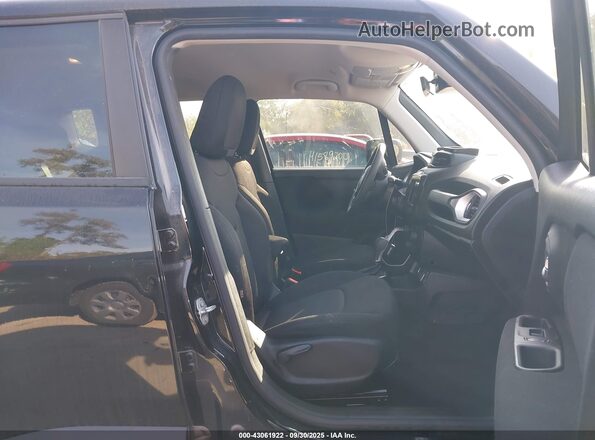 ZACNJCABXMPM29776 2021 JEEP RENEGADE Black წინა სალონის ხედი