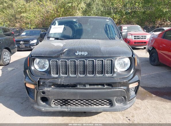 ZACNJCABXMPM29776 2021 JEEP RENEGADE Black ხელსაწყოთა პანელის ხედი