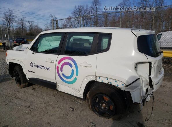 ZACNJDA17NPN63675 2022 JEEP RENEGADE White Trasero izquierdo