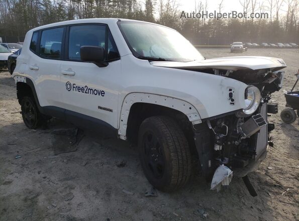 ZACNJDA17NPN63675 2022 JEEP RENEGADE White Delantero derecho
