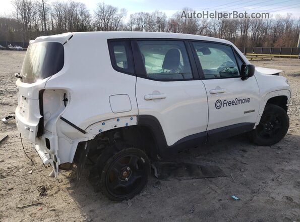 ZACNJDA17NPN63675 2022 JEEP RENEGADE White Trasero derecho