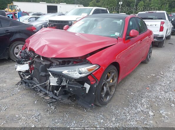 ZARFAEEN2J7566698 2018 ALFA ROMEO GIULIA Red Przód lewy