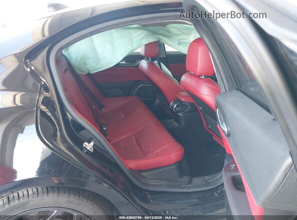 ZARFAMAN7L7625649 2020 ALFA ROMEO GIULIA Black VIN კოდის სტიკერის ხედი