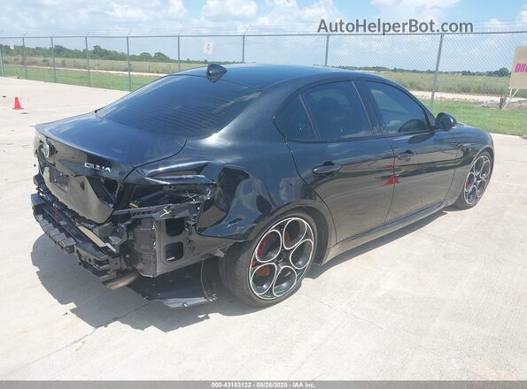 ZARFAMBN9R7677677 2024 ALFA ROMEO GIULIA Black Tył prawy