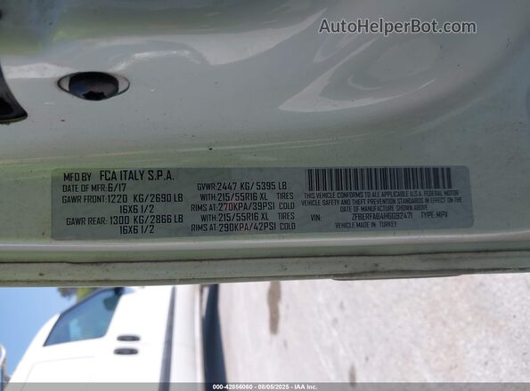 ZFBERFAB4H6G92471 2017 RAM PROMASTER CITY Белый Вид подкапотного пространства