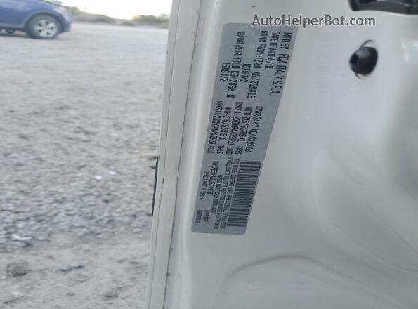 ZFBERFAB6J6J73876 2018 RAM PROMASTER White 