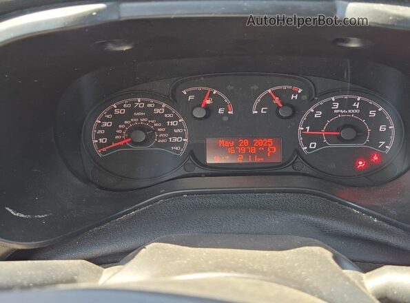 ZFBERFAB7H6E20691 2017 RAM PROMASTER CITY  Dashboard view