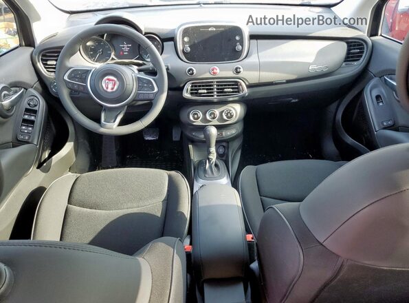 ZFBNF3B10PP998893 2023 FIAT 500X Black Вид панелі приладів