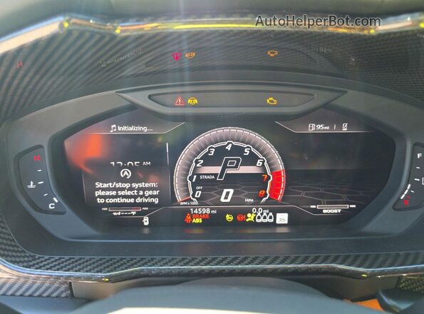 ZPBUA1ZL0MLA13555 2021 LAMBORGHINI URUS Black Dashboard view