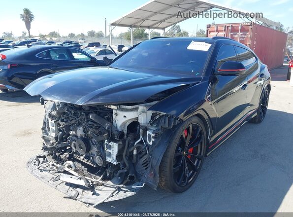 ZPBUA1ZLXLLA09592 2020 LAMBORGHINI URUS Черный Передняя левая четверть