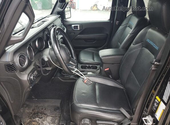 0K1348468736 2021 JEEP WRANGLER Black Front interior view