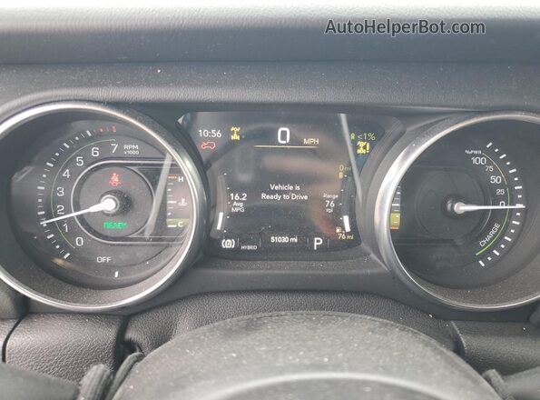 0K1348468736 2021 JEEP WRANGLER Black Instrument cluster view