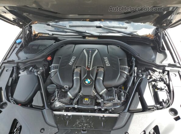 WBAJB9C53JB286164 2018 BMW M5 Серый Вид подкапотного пространства